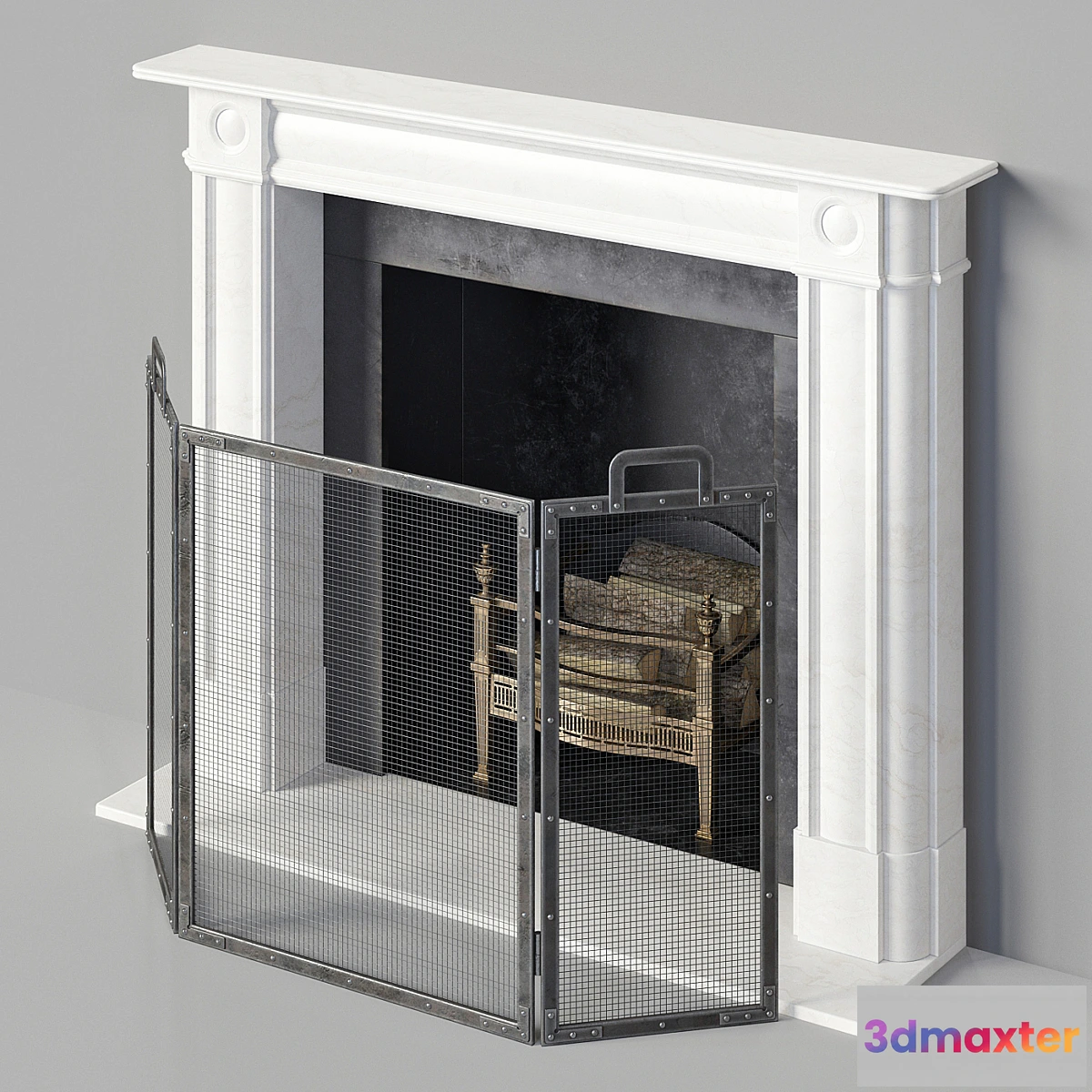 1296025 - Fireplace - No.7 3D Max