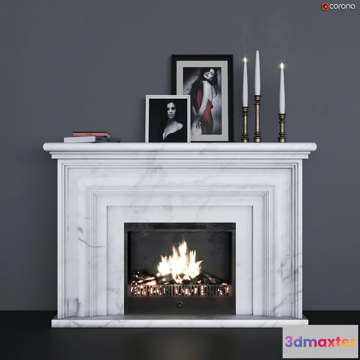 1296230 - Fireplace - No.8 3D Max