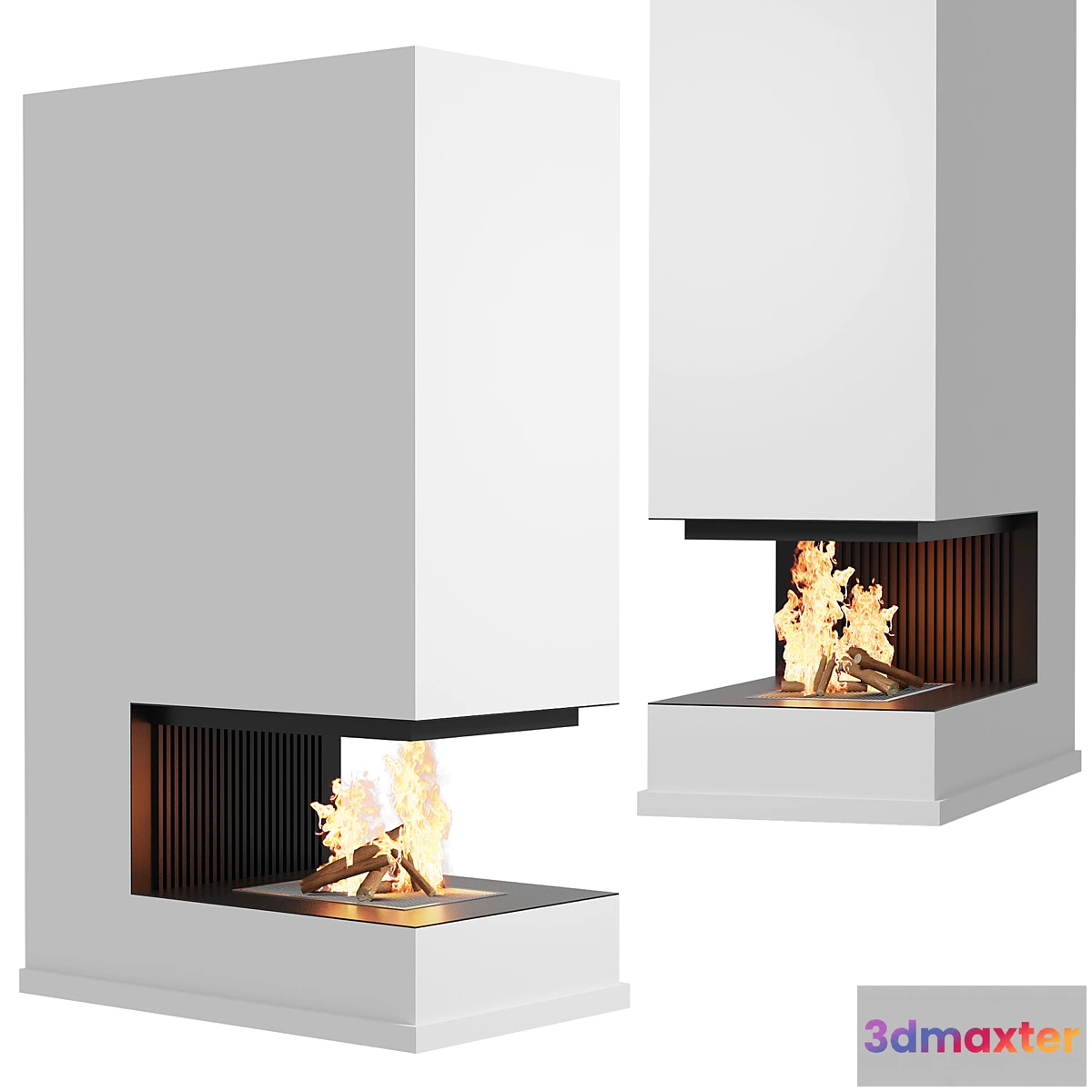 1297110 - Fireplace - composition 2 3D Max