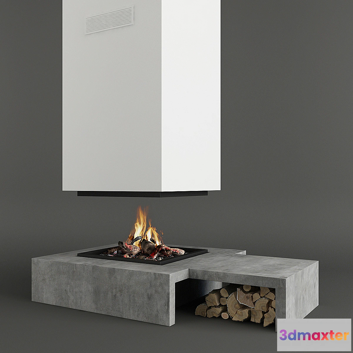 1302165 - Fireplace_12 3D Max