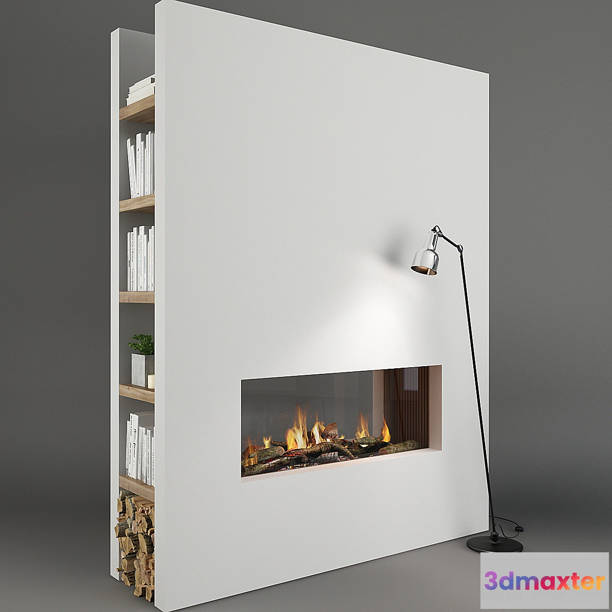 1321424 - Fireplace and decor_15 - No.2 3D Max