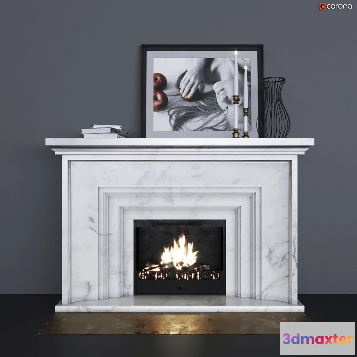 1340547 - Fireplace 2 3D Max