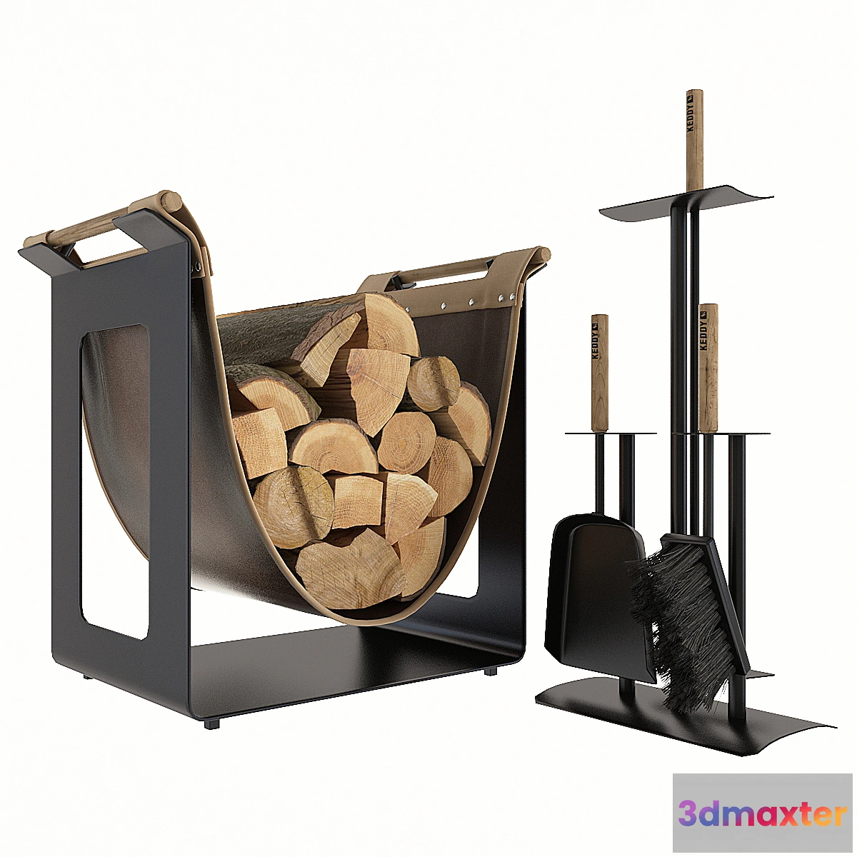 1342518 - Fireplace Accessories Keddy 3D Max