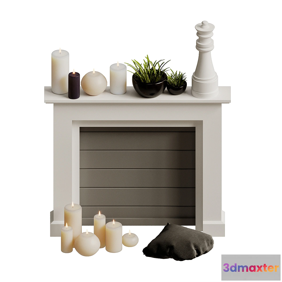 1348676 - Decorative fireplace 03 3D Max