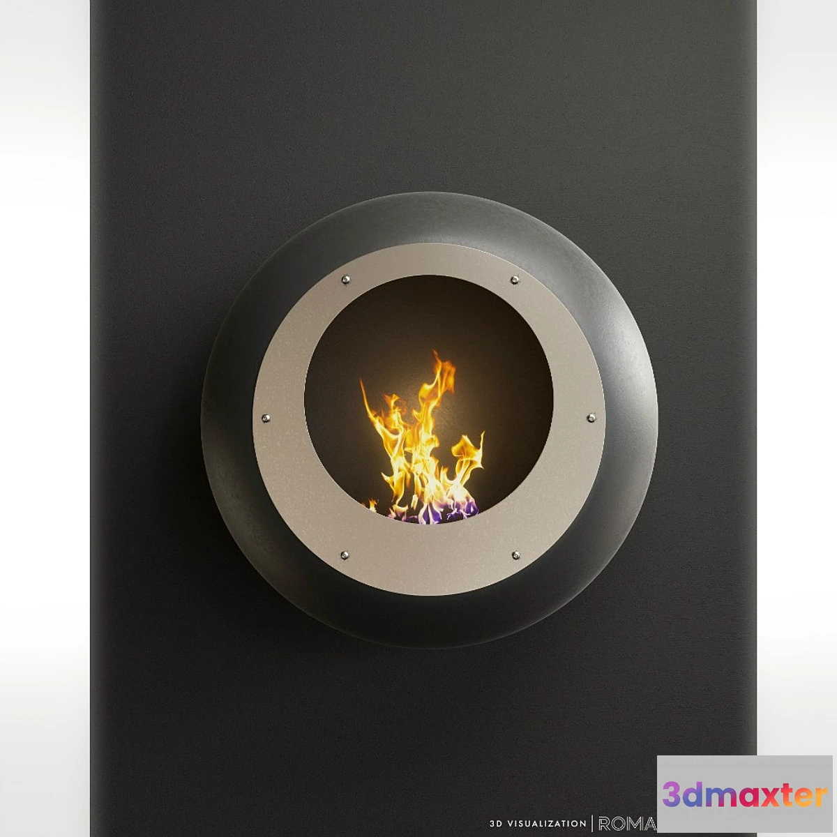 1398558 - Vellum Black Cocoonfires 3D Max