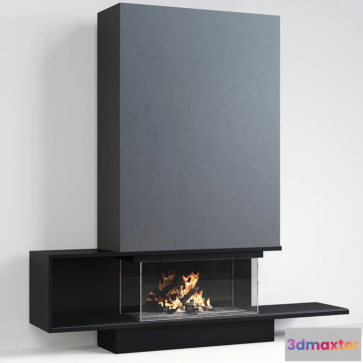 1406904 - Fireplace modern 40 3D Max