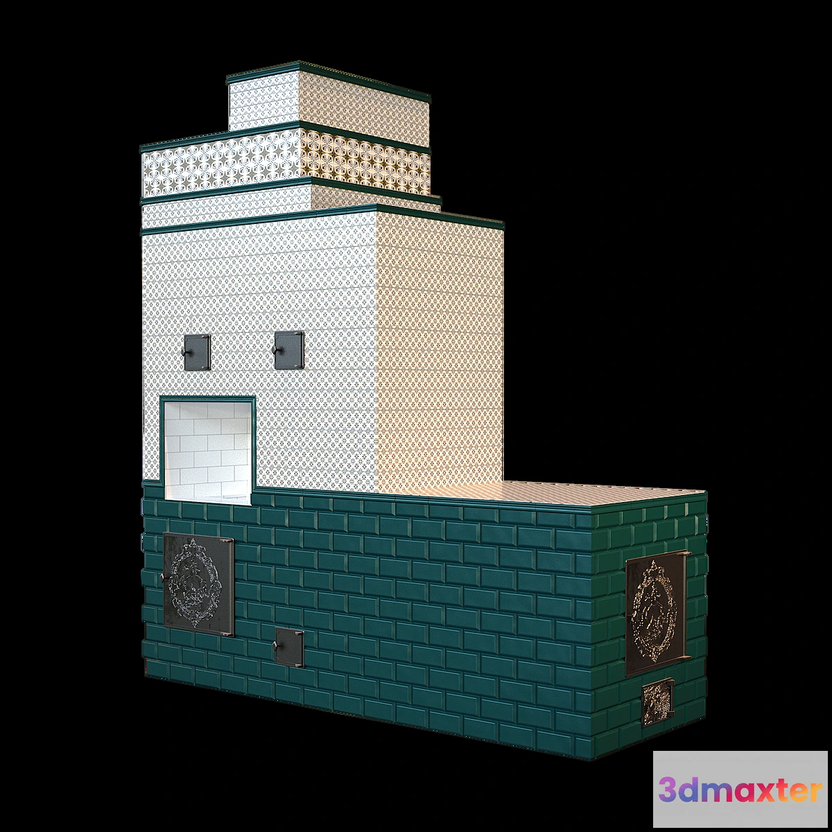 1407260 - Kerama Marazzi stove 3D Max