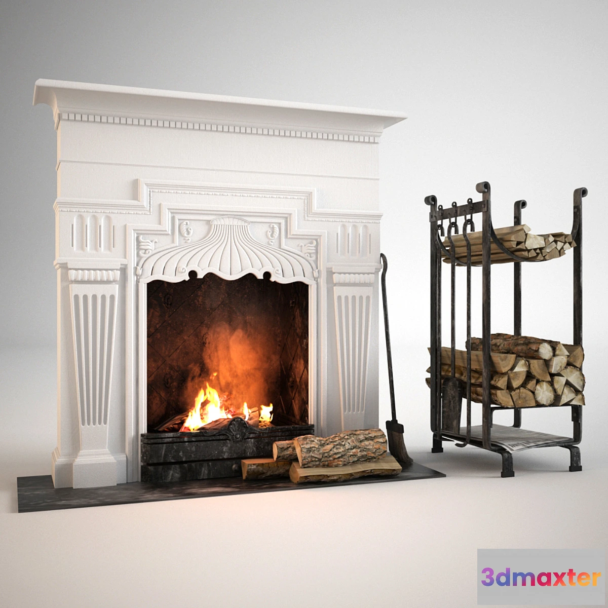 1422260 - Fireplace. Fireplace Sets 3D Max