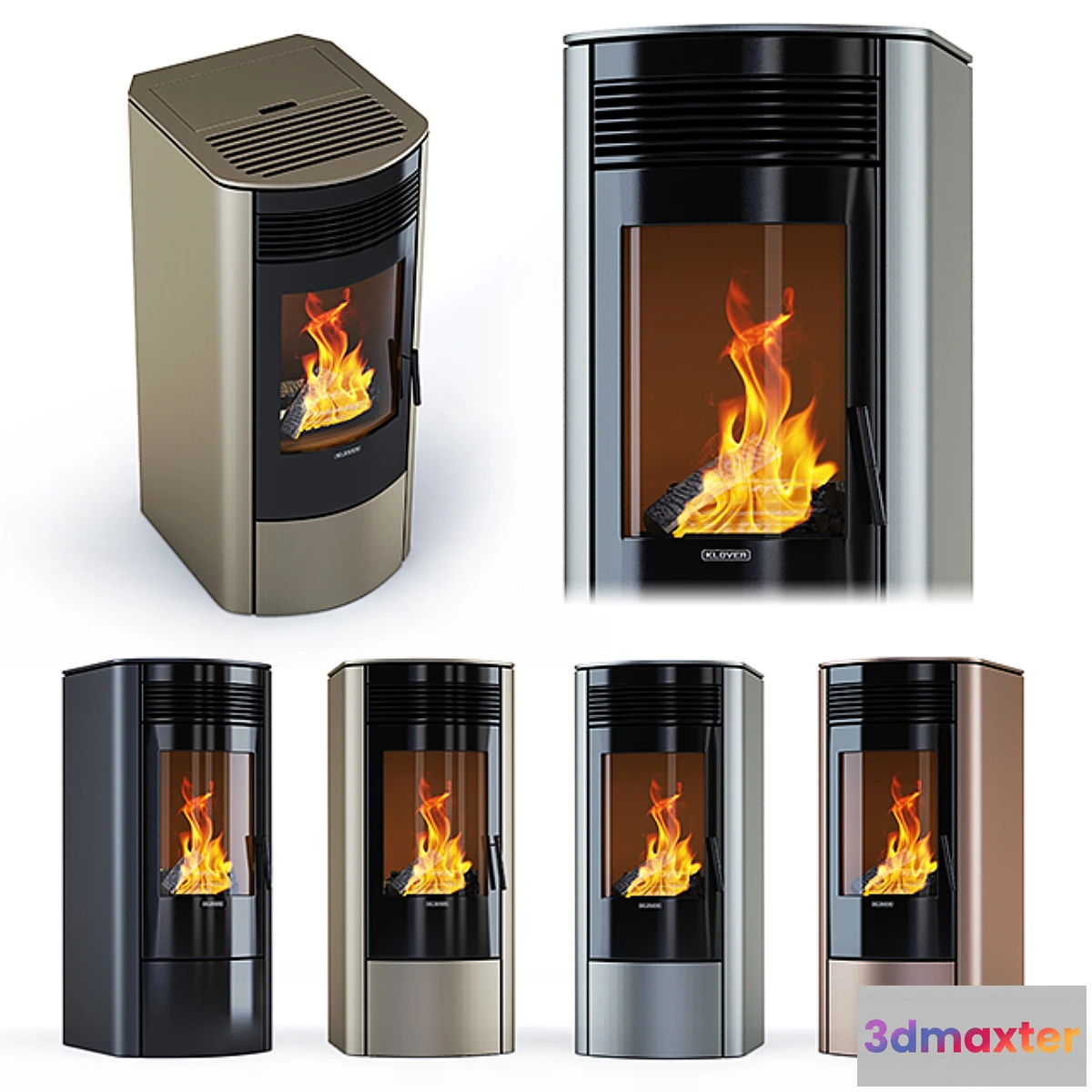 1423730 - Klover fireplace - REA 100 3D Max