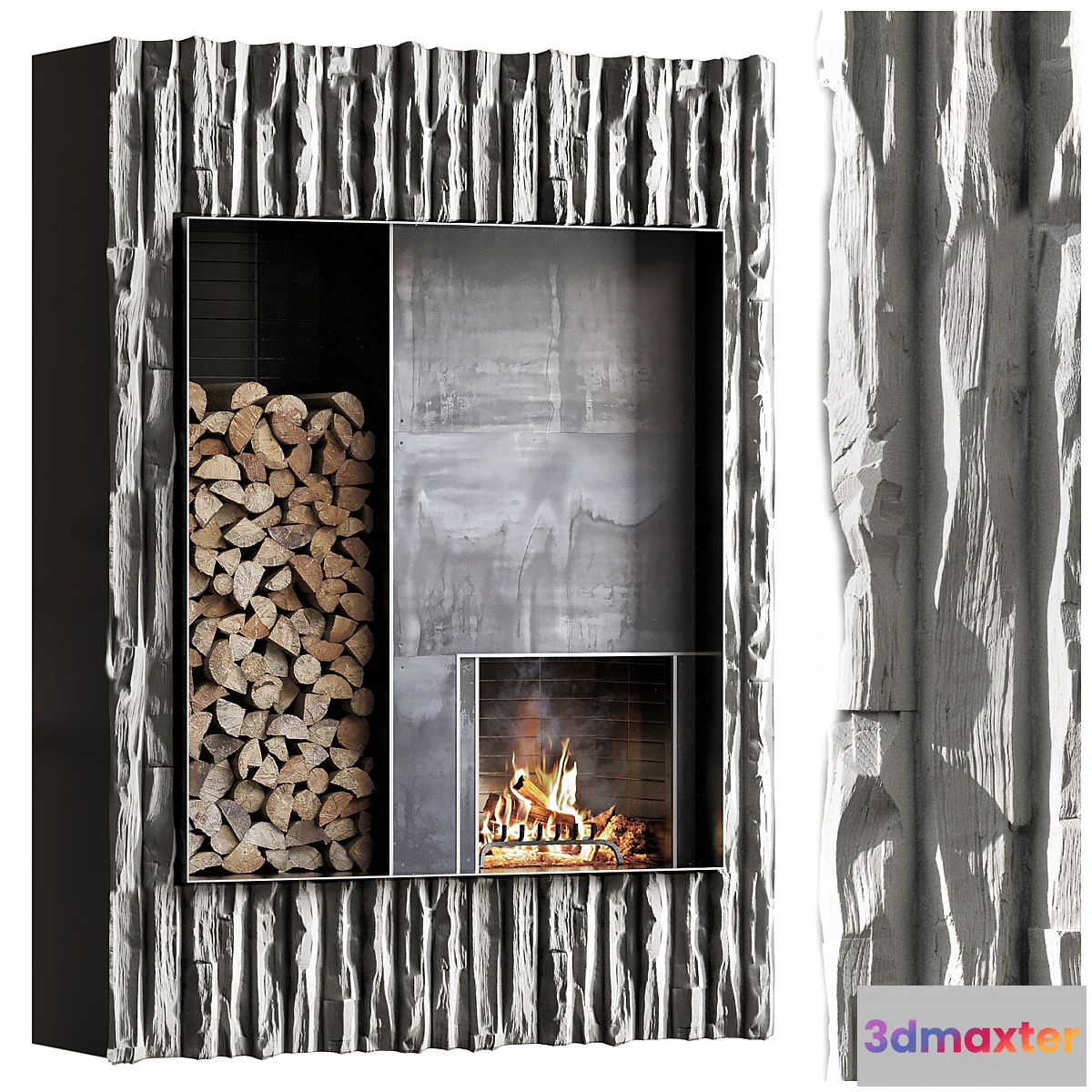 1428610 - loft fireplace 3D Max