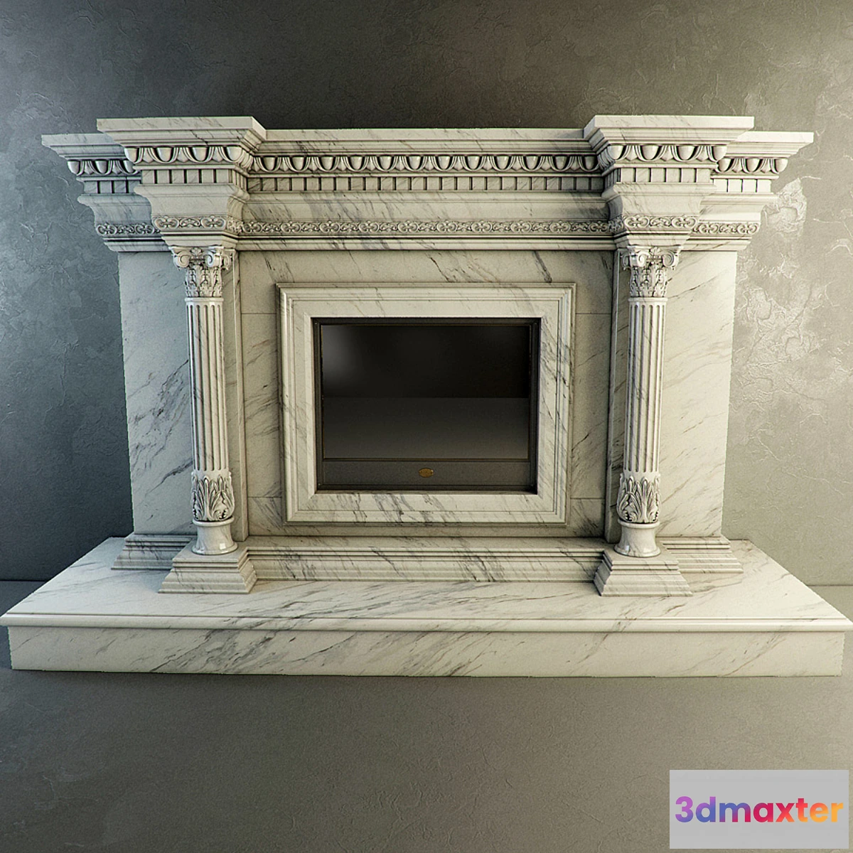 1431084 - Fireplaces classical 3D Max