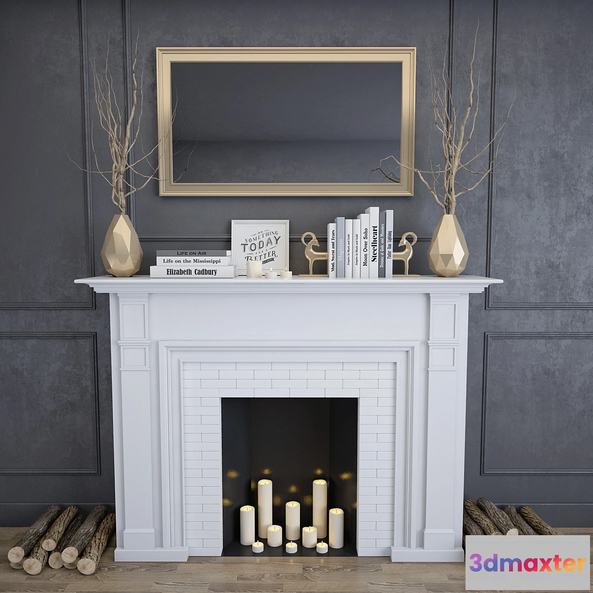 1433012 - Fireplace 9 3D Max