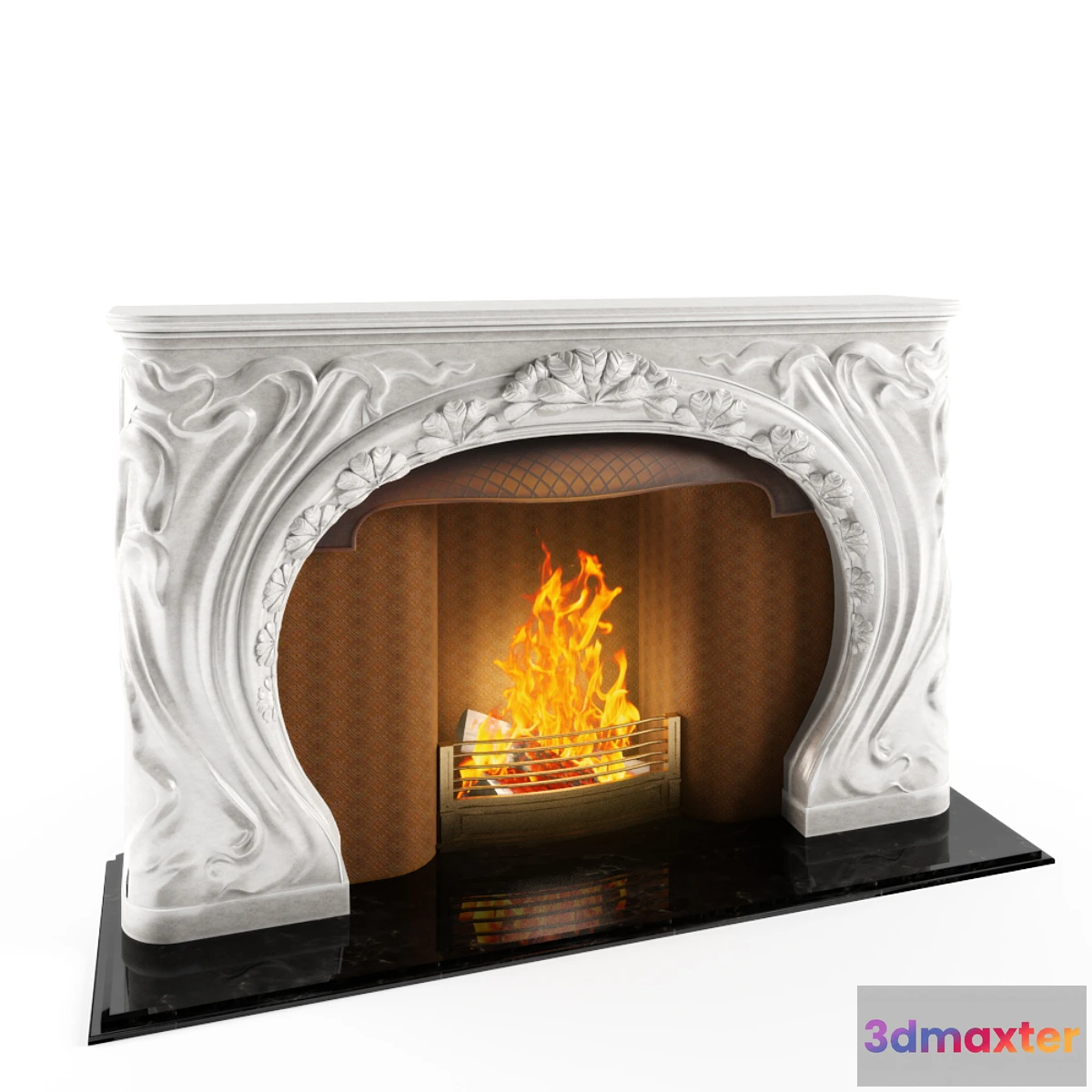1433738 - Tiffany Fireplace 3D Max