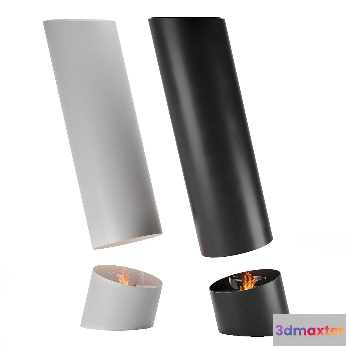 1466498 - Fireplace Glammfire Counter 13 3D Max