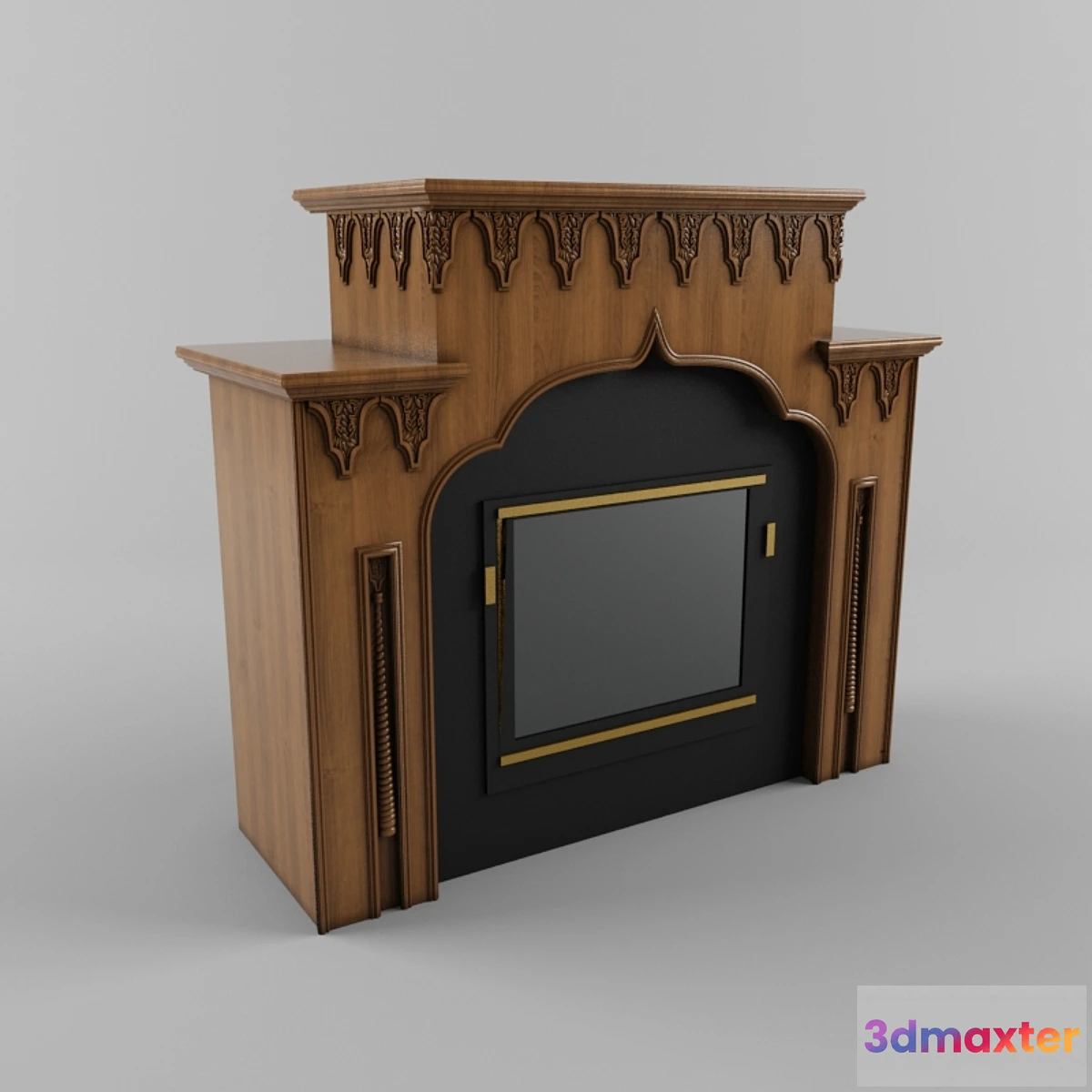 1468740 - Fireplace in the “Arab” style 3D Max