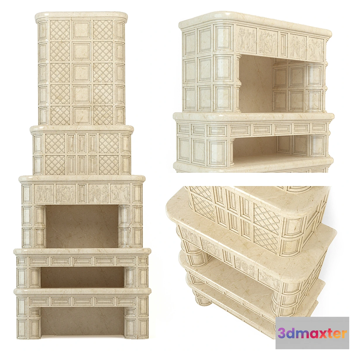 1473662 - Fireplace 3D Max