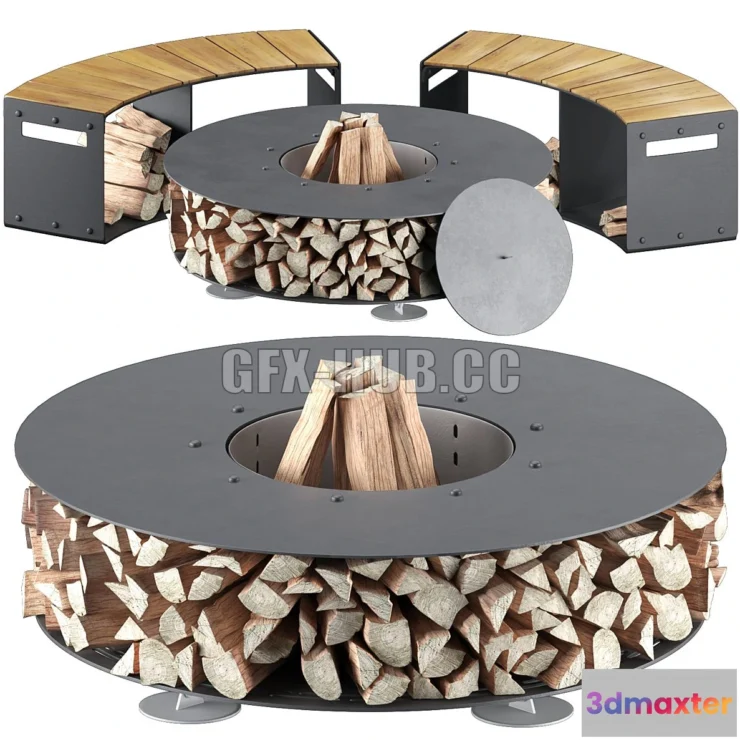 1538526 - Outdoor Fireplace 3D Max