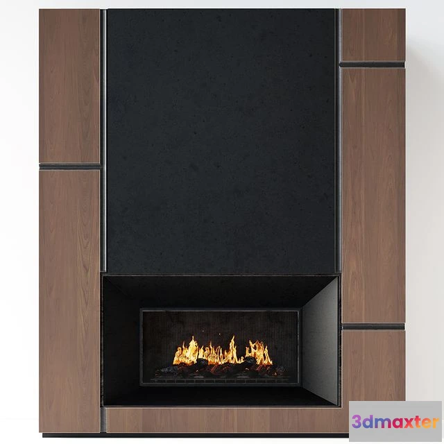 1540087 - Fireplace modern 66 3D Max