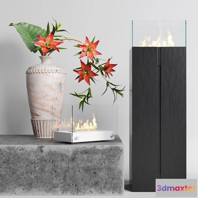 1541917 - Fireplaces Romeo and Hotel Mini 3D Max