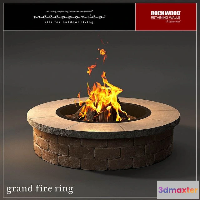 1555641 - Rockwood Grand Fire Ring 3D Max
