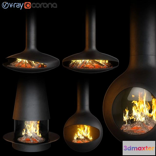 1557125 - Fireplace set Focus Creation 2 3D Max