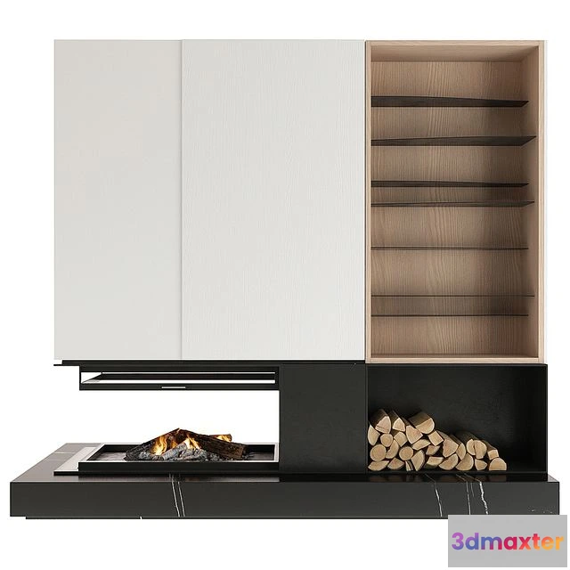 1558353 - Fireplace 01 3D Max