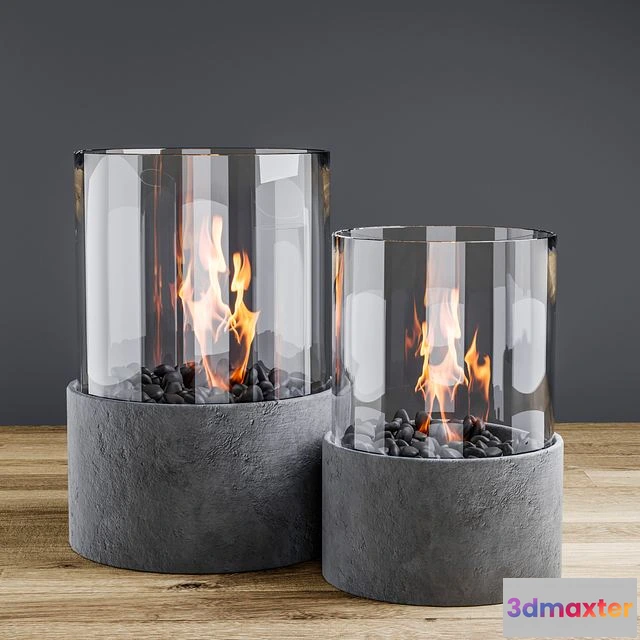 1559771 - Restoration fire 3D Max