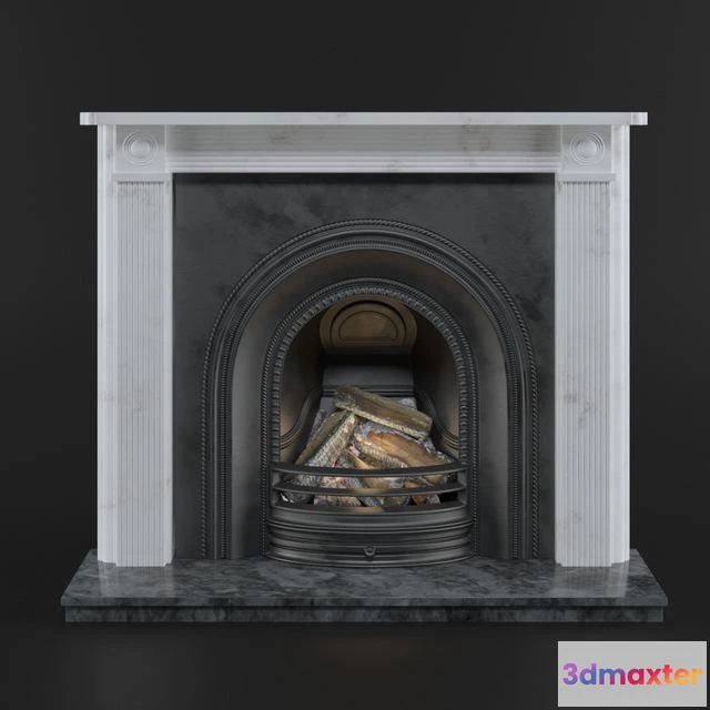 1565028 - Victorian style Fireplace 3D Max