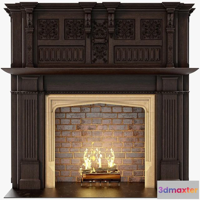 1566644 - Chimneypieces Renaissance Stock No 11453 3D Max