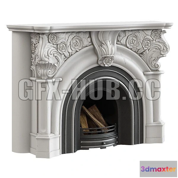 1567110 - Victorian Fireplace 3D Max