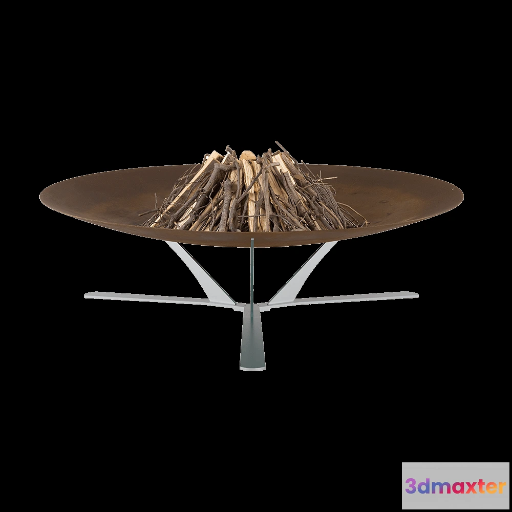 1665572 - Ak47 Design - Outdoor wood burning fire pit Fuocolo 3D Max