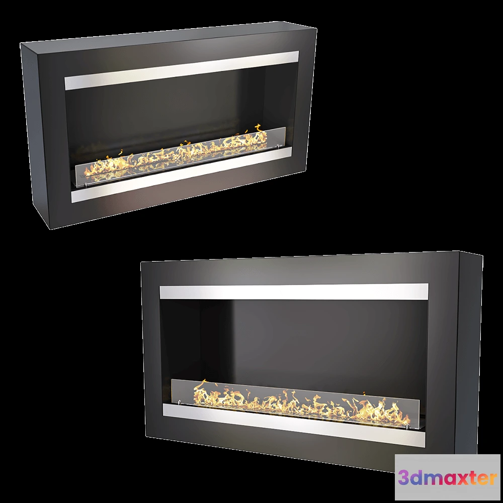 1665624 - Kronco - Wall biofireplace Volar 3D Max