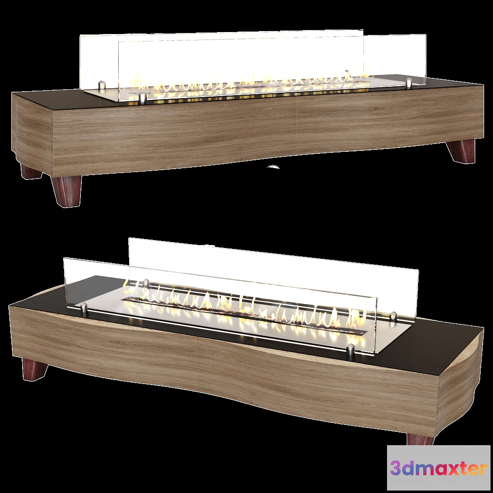 1665638 - Kronco - Floor biofireplace Wave 3D Max