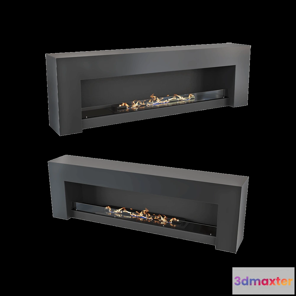 1665640 - Kronco - Floor biofireplace Line 3D Max