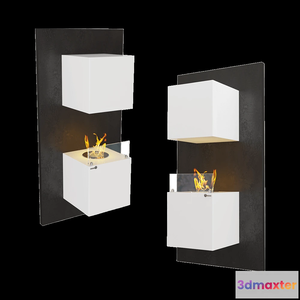 1665642 - Kronco - Wall biofireplace Antrax 3D Max