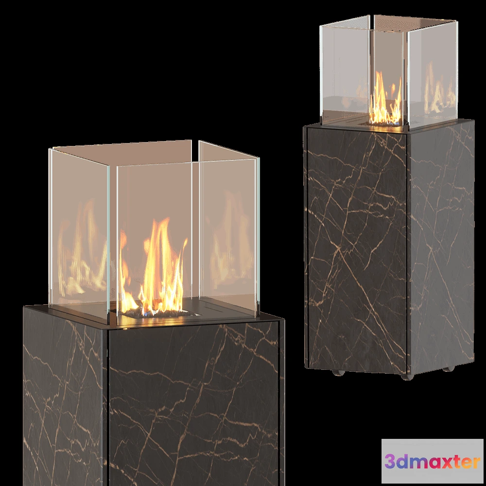1665678 - Planika - Fireplace Porto Gris 3D Max