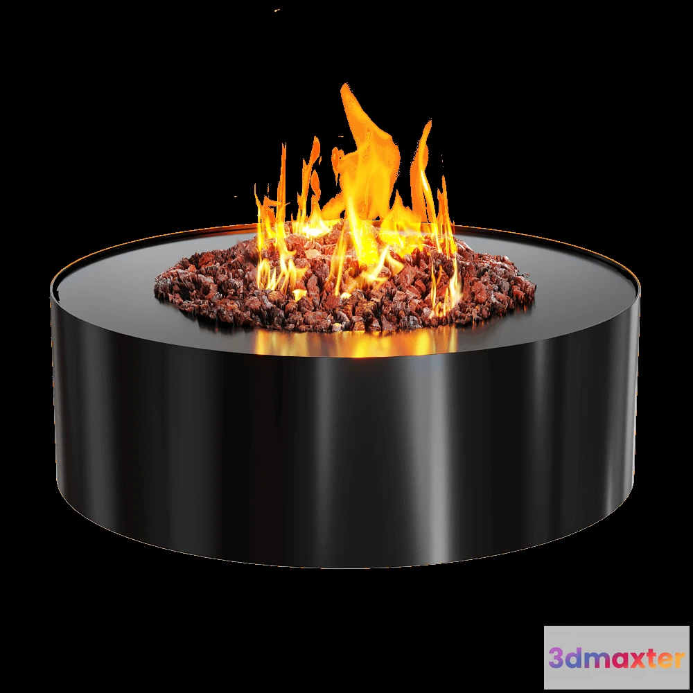 1665684 - Planika - Fireplace Galio Star 3D Max