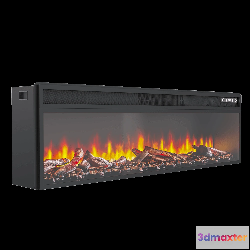 1665698 - Royal Flame  - Fireplace Vision 60RG Log 3D Max
