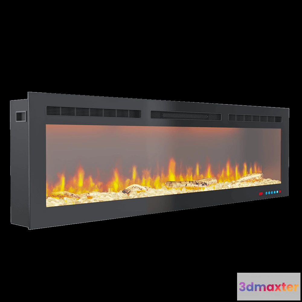 1665704 - Royal Flame  - Fireplace Chrystal 3D Max
