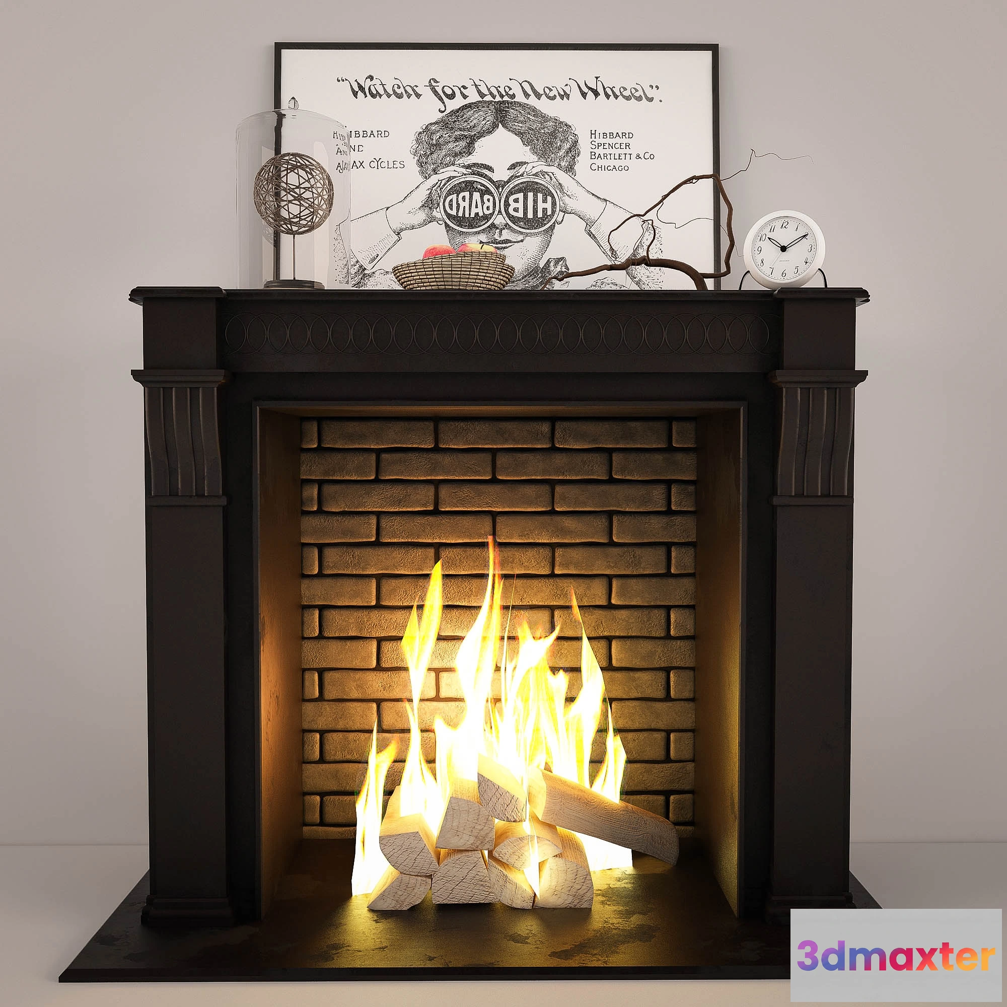 1665766 - other-models - Fireplace 008 3D Max