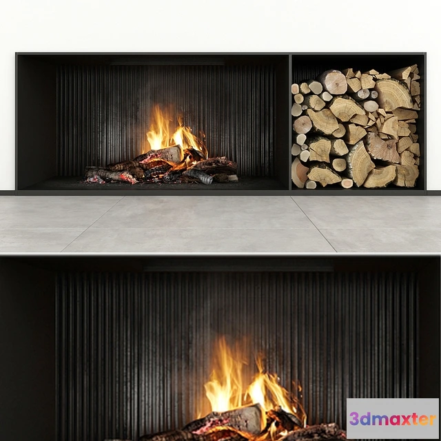 1665806 - other-models - Fireplace modern 29 3D Max