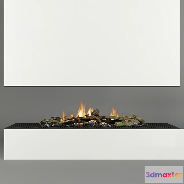 1665812 - other-models - Fireplace modern 16 3D Max