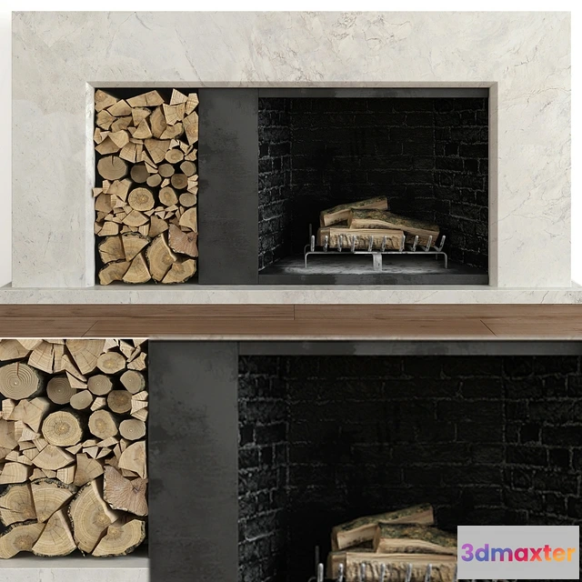 1665820 - other-models - Fireplace modern 4 3D Max