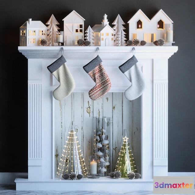 1665834 - other-models - Artificial fireplace 3D Max