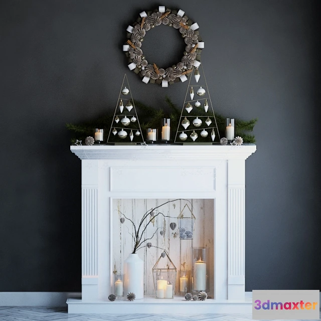 1665836 - other-models - Artificial fireplace 3D Max