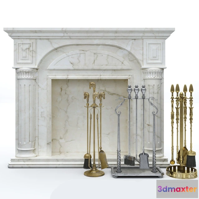 1665840 - other-models - Accessories for the fireplace 3D Max