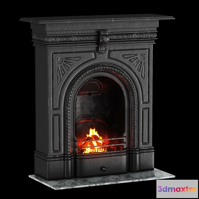 1665860 - other-models - Victorian fireplace 3D Max
