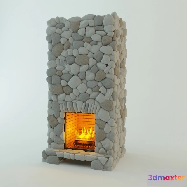 1665872 - other-models - Fireplace 3D Max