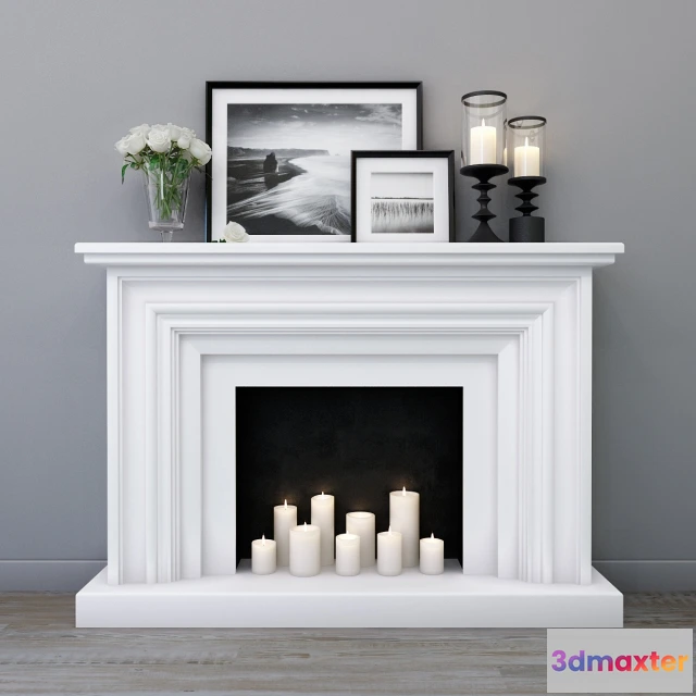 1665908 - other-models - Decorative fireplace 3D Max