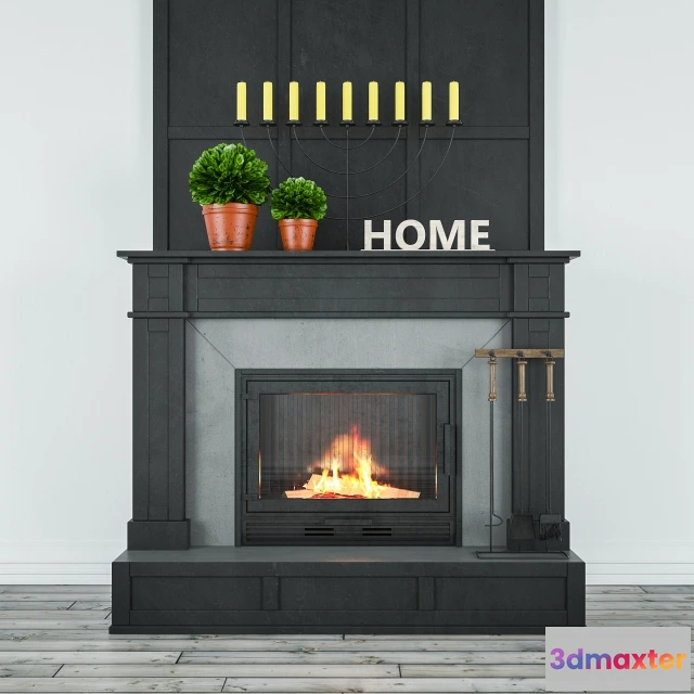 1665910 - other-models - Fireplace 2 3D Max